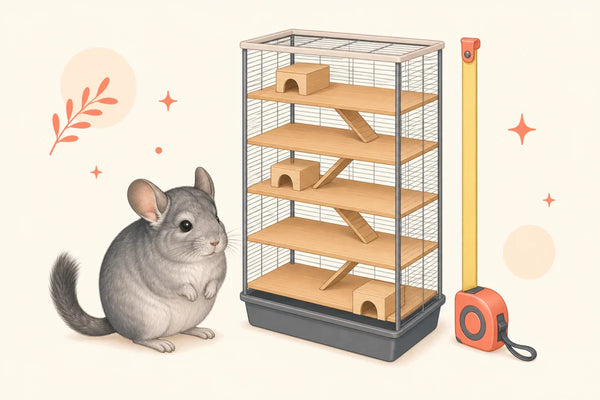 Chinchilla-Käfig-Rechner: erfüllt Dein Käfig die Maße?