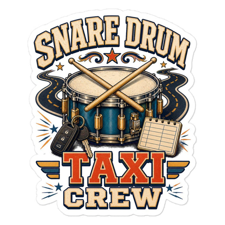 Sticker Snare Drum Taxi Crew Aufkleber Produktbild 1
