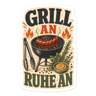 Sticker Grill An Ruhe An BBQ Aufkleber Produktbild 1