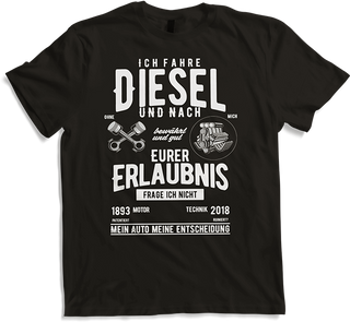 Abgas- und Dieselskandal Protest T-Shirt