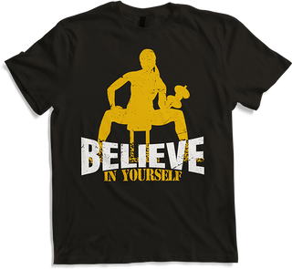 Believe in yourself Girl Biceps Strength Training Women