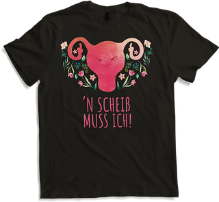 'A shit I must Evil Naughty Uterus Sayings Middle Finger