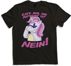 Antwort NEIN Einhorn Genervt Teenager Frecher Spruch Mädchen