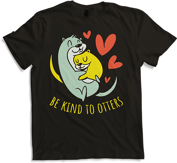 Be Kind To Otters Cute Animal Quote Funny Otter
