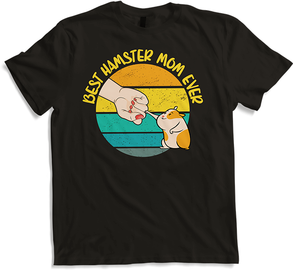 Produktbild von Best Hamster Mum Ever Lustiger süßer Hamster Spruch Mädchen