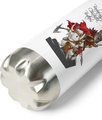 Produktbild vom Boden der Thermoflasche Barbarian Chinchilla Brothers | Lustiger Chinchilla Spruch