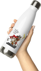 Produktbild von Thermosflasche von Hand gehalten Barbarian Chinchilla Brothers | Lustiger Chinchilla Spruch