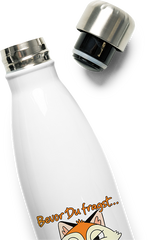 Produktbild vom Oberteil der Thermoflasche Bevor Du fragst NEIN! Lustiger Spruch Introvertierte Fuchs