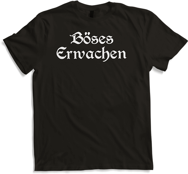 Produktbild von T-Shirt Böses Erwachen Gothic Batcave Freches Mädchen Spruch