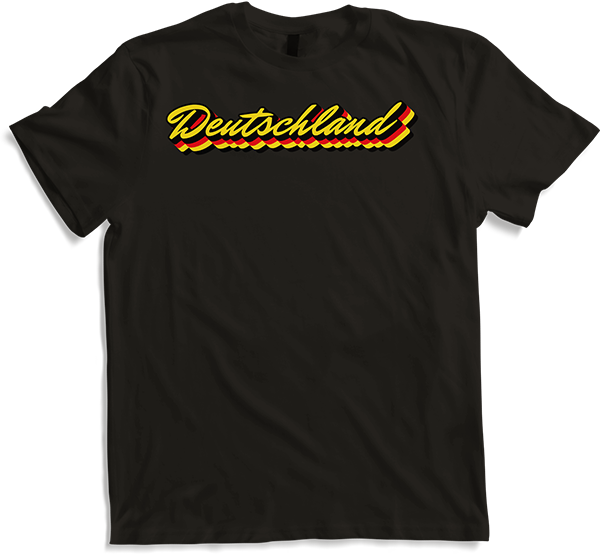 Produktbild von T-Shirt Bundesfarben Dreifarb Flagge Vintage Patrioten Deutschland