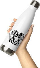 Produktbild von Thermosflasche von Hand gehalten Charmante Dackel-Kunst, Haustierliebhaber, Hunde-Enthusiasten