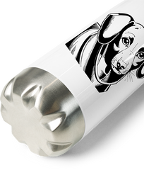 Produktbild vom Boden der Thermoflasche Charmante Dackel-Kunst, Haustierliebhaber, Hunde-Enthusiasten