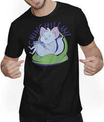Produktbild von T-Shirt mit Mann Chinchillin Chinchillas Funny Chinchilla Spruch Gaming Nerd