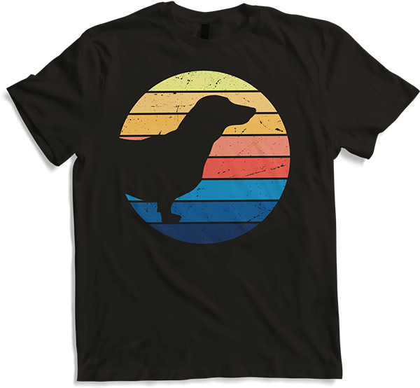 Produktbild von T-Shirt Dackelbesitzer | Vintage Dackel | Retro Teckel Hunde Motiv
