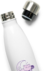 Produktbild vom Oberteil der Thermoflasche Death Metal Spruch Horror Katze Metalhead Heavy Metal