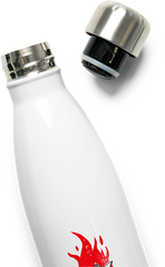 Produktbild vom Oberteil der Thermoflasche Death Metal Spruch Horror Katze Metalhead Heavy Metal