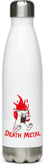 Produktbild von Edelstahlflasche Death Metal Spruch Horror Katze Metalhead Heavy Metal