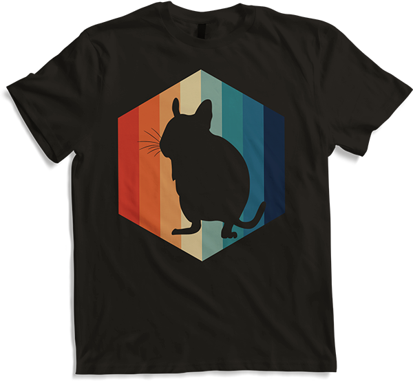Produktbild von T-Shirt Degu | Vintage Hexagon | Für Halter von Degus