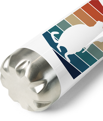 Produktbild vom Boden der Thermoflasche Degu | Vintage & Retro | Achtziger Jahre Style Shirt | Nager