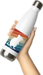 Produktbild von Thermosflasche von Hand gehalten Degu | Vintage & Retro | Achtziger Jahre Style Shirt | Nager