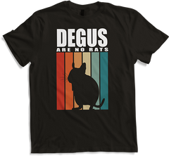 Produktbild von T-Shirt Degu | Vintage Streifen | Degus sind keine Ratten | Spruch