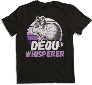 Produktbild von T-Shirt Degu Whisperer Lustiger Degu Spruch für Mädchen & Frauen