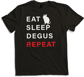 Produktbild von T-Shirt Degus - Liebenswertes Shirt mit Nager - Degu