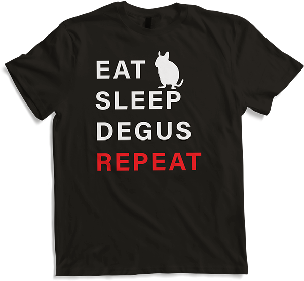 Produktbild von T-Shirt Degus - Liebenswertes Shirt mit Nager - Degu
