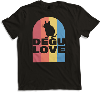 Produktbild von T-Shirt Degus Vintage | Degu Love | Süßer Spruch für Deguhalter