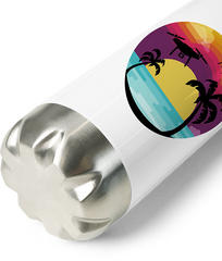 Produktbild vom Boden der Thermoflasche Drohnen Piloten T-Shirt | Quadrocopter Sonnenuntergang