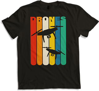 Produktbild von T-Shirt Drohnen & Quadrocopter Spruch für Drohnenpiloten Vintage