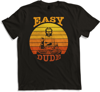 Produktbild von T-Shirt Easy Dude: Schöner Buddha, Vintage & Retro T-Shirt