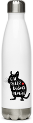 Produktbild von Edelstahlflasche Eat Sleep Degus Repeat Funny Degu Spruch Octodon Degu