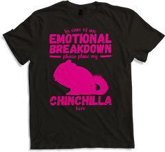 Produktbild von T-Shirt Emotional Breakdown Lustige Chinchilla Spruch Frau Mädchen