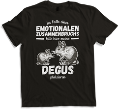 Produktbild von T-Shirt Emotionalem Zusammenbruchs Degus | Lustiger Degu Spruch