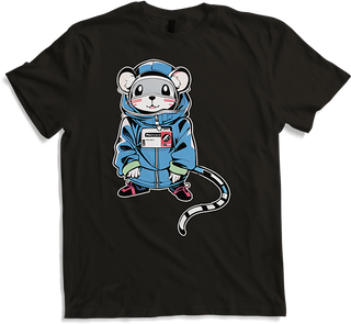 Produktbild von T-Shirt Entzückende süße Kawaii-Ratte für Mädchen, ausgefallene Ratten, Haustiere, Ratten