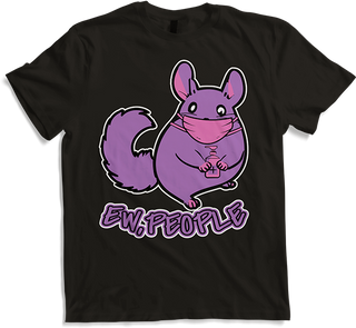 Produktbild von T-Shirt Ew People Chinchilla Gesichtsmaske Lustiger Chinchilla Spruch