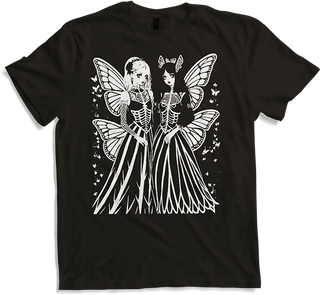 Produktbild von T-Shirt Fairycore Aesthetics Skelett Fairy Goth Grunge Girl
