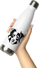 Produktbild von Thermosflasche von Hand gehalten Faszinierende Dackel-Darstellung