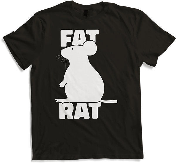 Produktbild von T-Shirt Fat Rat – Lustiger schicker Ratten-Spruch für große Haustiere, Ratten