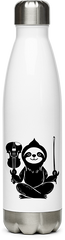 Produktbild von Edelstahlflasche Faultier mit Viola und Bogen, klassischer Musiker