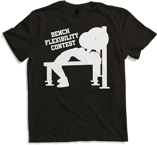 Produktbild von T-Shirt Flexibilität Wettbewerb Bank Press Brücke Kniebeugen Powerlifting