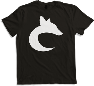 Produktbild von T-Shirt Fox Face Silhouette Geburtstag Mond Füchse Fuchs Spruch