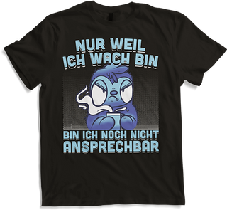 Produktbild von T-Shirt Freche Morgenmuffel Faultier mit Kaffee Sprüche Faultier