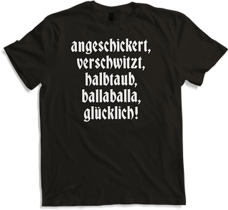 Produktbild von T-Shirt Frecher Goth Party Spruch Gothic Sprüche Dark Wave Batcave