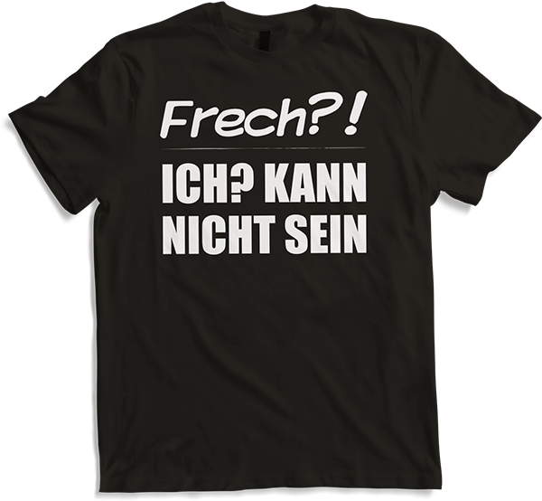 Produktbild von T-Shirt Frecher Spruch Kann nicht sein Lustige Teenager Sprüche