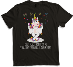 Produktbild von T-Shirt Freches Einhorn Lustiger frecher Spruch Mädchen & Teenager