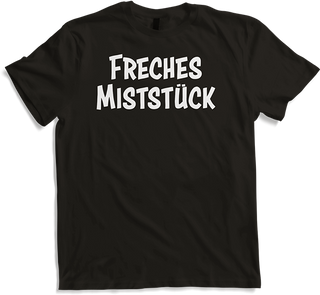 Produktbild von T-Shirt Freches Miststück Gothic Dark Wave Batcave Spruch Mädchen