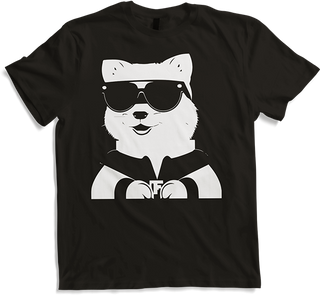 Produktbild von T-Shirt Frettchen trägt Sonnenbrille coole Frettchen