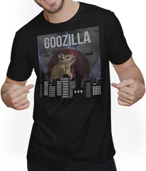 Produktbild von T-Shirt mit Mann GOOZILLA | Lustiger Degu Spruch | Octodon Degus Zubehör